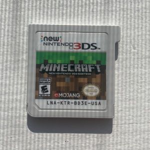 Minecraft game for 3DS